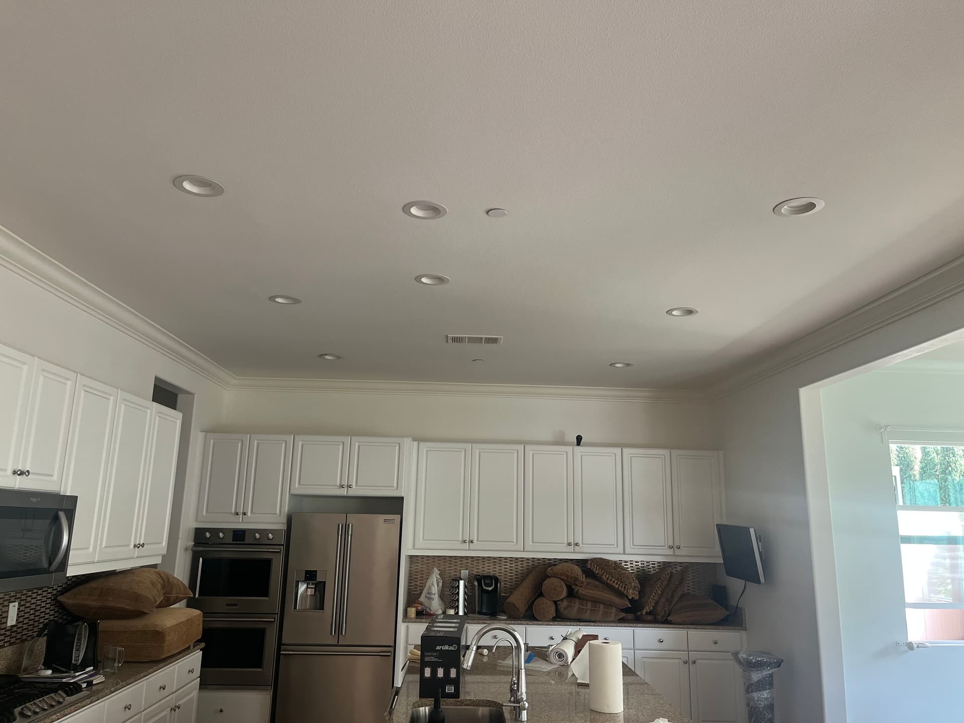 Gallery photos for Stylish Ceiling Fan and Chandelier Install: Image #3