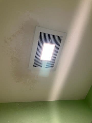 Bathroom Moisture Solution with Heater and Fan Installation in San Diego image